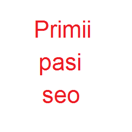 primii pasi seo